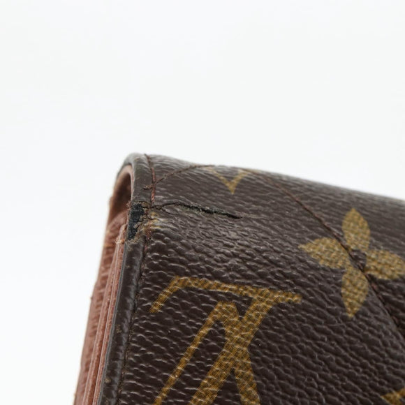LOUIS VUITTON Monogram Etoile Portefeiulle Sarah Long Wallet M66556 Auth 153672