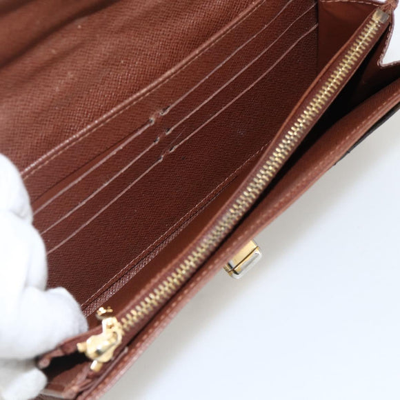 LOUIS VUITTON Monogram Etoile Portefeiulle Sarah Long Wallet M66556 Auth 153672