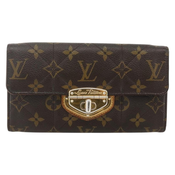 LOUIS VUITTON Monogram Etoile Portefeiulle Sarah Long Wallet M66556 Auth 153672