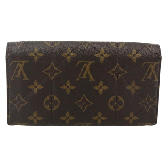 LOUIS VUITTON Monogram Etoile Portefeiulle Sarah Long Wallet M66556 Auth 153672