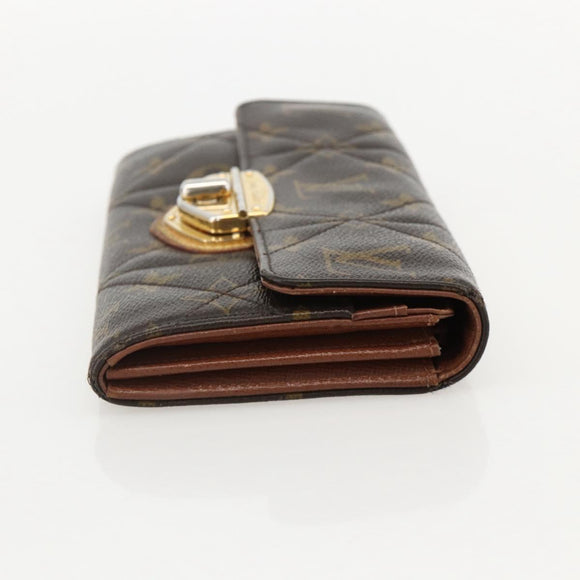 LOUIS VUITTON Monogram Etoile Portefeiulle Sarah Long Wallet M66556 Auth 153672