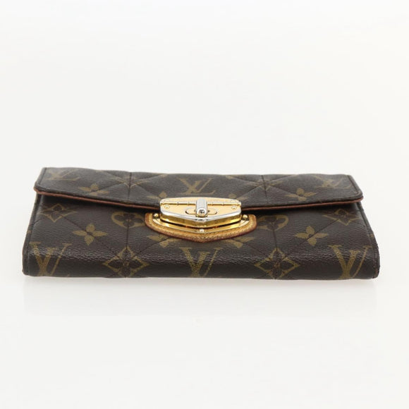 LOUIS VUITTON Monogram Etoile Portefeiulle Sarah Long Wallet M66556 Auth 153672