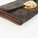 LOUIS VUITTON Monogram Etoile Portefeiulle Sarah Long Wallet M66556 Auth 153672-9