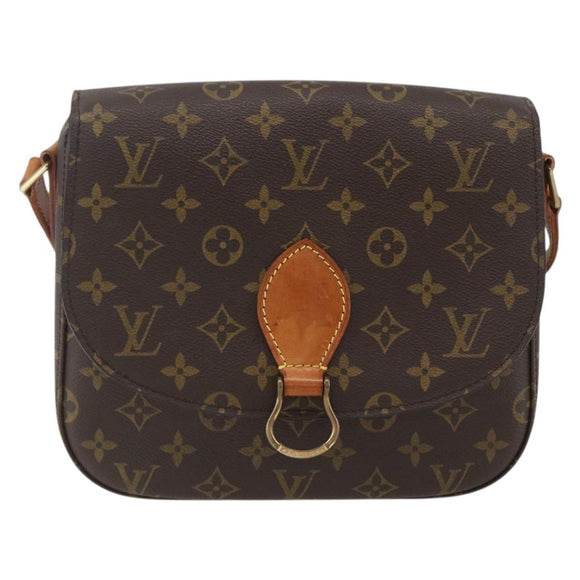 LOUIS VUITTON Monogram Saint Cloud GM Shoulder Bag M51242 LV Auth 153675