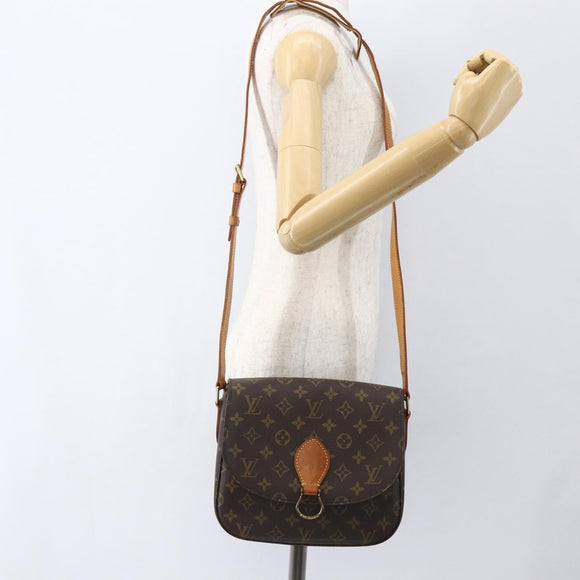 LOUIS VUITTON Monogram Saint Cloud GM Shoulder Bag M51242 LV Auth 153675