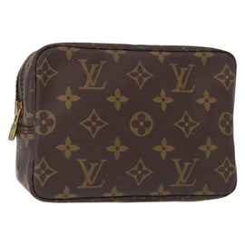 LOUIS VUITTON Monogram Trousse Toilette 28 Clutch Bag M47522 LV Auth 153677V