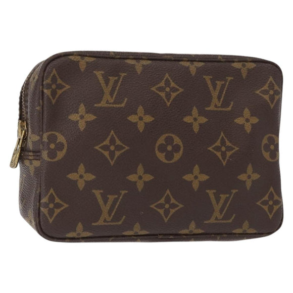 LOUIS VUITTON Monogram Trousse Toilette 28 Clutch Bag M47522 LV Auth 153677V