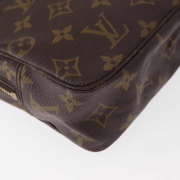 LOUIS VUITTON Monogram Trousse Toilette 28 Clutch Bag M47522 LV Auth 153677V