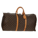 LOUIS VUITTON Monogram Keepall 60 Boston Bag M41422 LV Auth 153679V-1