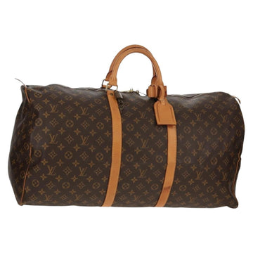 LOUIS VUITTON Monogram Keepall 60 Boston Bag M41422 LV Auth 153679V