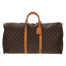 LOUIS VUITTON Monogram Keepall 60 Boston Bag M41422 LV Auth 153679V-25