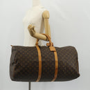LOUIS VUITTON Monogram Keepall 60 Boston Bag M41422 LV Auth 153679V-24