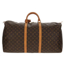 LOUIS VUITTON Monogram Keepall 60 Boston Bag M41422 LV Auth 153679V-2