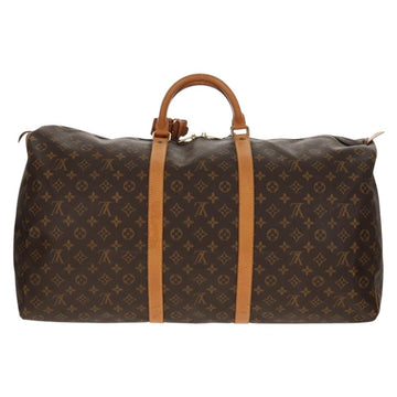 LOUIS VUITTON Monogram Keepall 60 Boston Bag M41422 LV Auth 153679V - 0