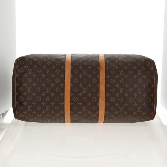 LOUIS VUITTON Monogram Keepall 60 Boston Bag M41422 LV Auth 153679V