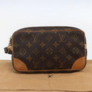 LOUIS VUITTON Monogram Marly Dragonne PM Clutch Bag M51827 LV Auth 153680V-12
