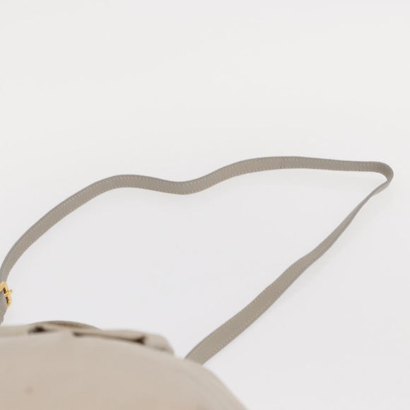 PRADA Hand Bag Nylon 2way Gold Light green Auth 153682