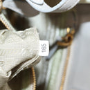 PRADA Hand Bag Nylon 2way Gold Light green Auth 153682-12
