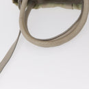 PRADA Hand Bag Nylon 2way Gold Light green Auth 153682-7