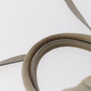 PRADA Hand Bag Nylon 2way Gold Light green Auth 153682-8