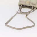 PRADA Hand Bag Nylon 2way Gold Light green Auth 153682-9