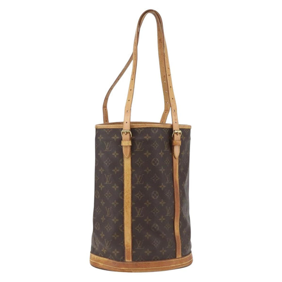 LOUIS VUITTON Monogram Bucket GM Shoulder Bag M42236 LV Auth 153687