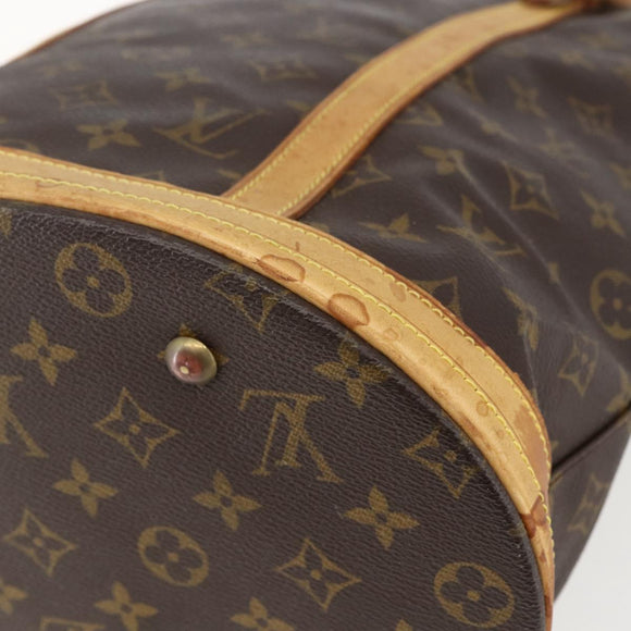 LOUIS VUITTON Monogram Bucket GM Shoulder Bag M42236 LV Auth 153687