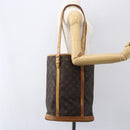 LOUIS VUITTON Monogram Bucket GM Shoulder Bag M42236 LV Auth 153687-22