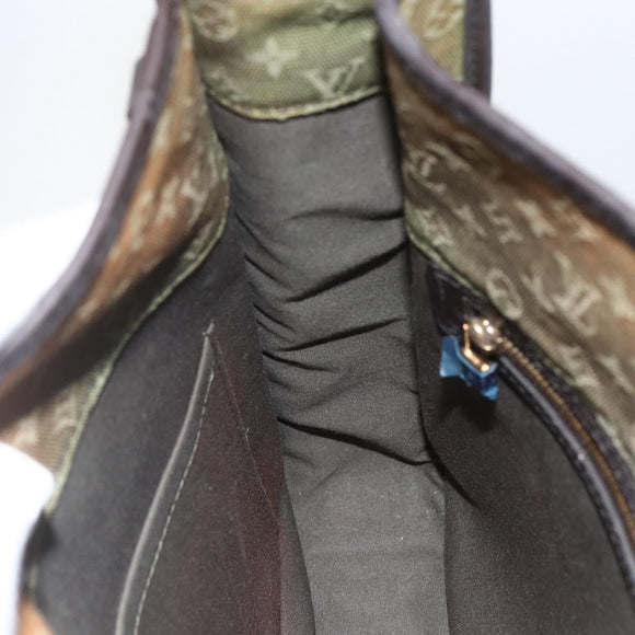 LOUIS VUITTON Monogram Mini Bussus Marie Kate Bag TST Khaki M92324 Auth 153693