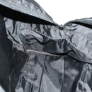 PRADA Boston Bag Nylon Black Silver Auth 153694-20