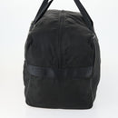 PRADA Boston Bag Nylon Black Silver Auth 153694-3