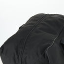PRADA Boston Bag Nylon Black Silver Auth 153694-6