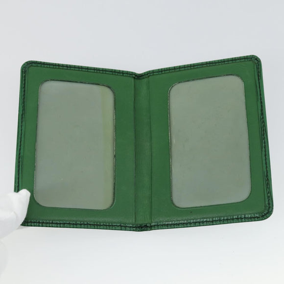 LOUIS VUITTON Epi Pass Case Key Case Wallet 5 Set Green LV Auth 153696