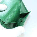 LOUIS VUITTON Epi Pass Case Key Case Wallet 5 Set Green LV Auth 153696-18