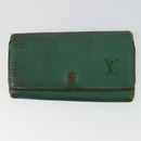 LOUIS VUITTON Epi Pass Case Key Case Wallet 5 Set Green LV Auth 153696-2