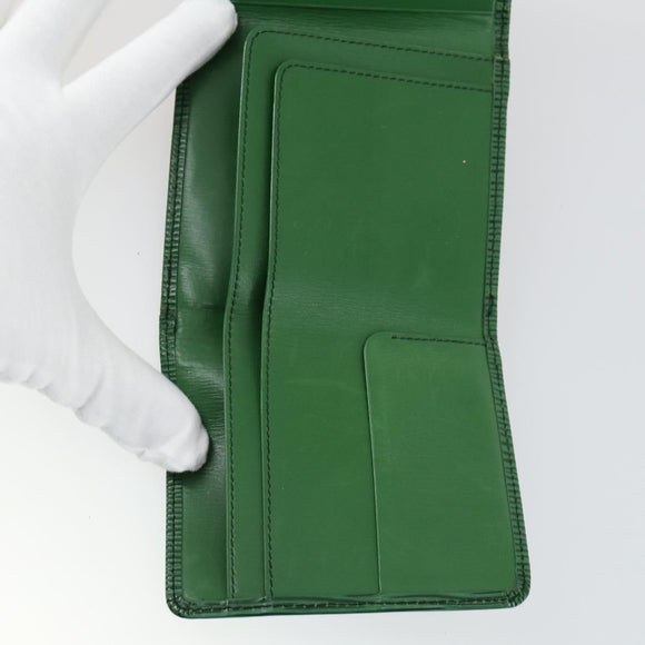 LOUIS VUITTON Epi Pass Case Key Case Wallet 5 Set Green LV Auth 153696