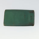 LOUIS VUITTON Epi Pass Case Key Case Wallet 5 Set Green LV Auth 153696-3