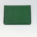 LOUIS VUITTON Epi Pass Case Key Case Wallet 5 Set Green LV Auth 153696-9