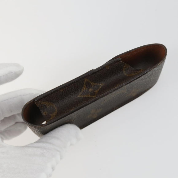 LOUIS VUITTON Monogram Damier Ebene Etui Cigarette Case 4 Set LV Auth 153697