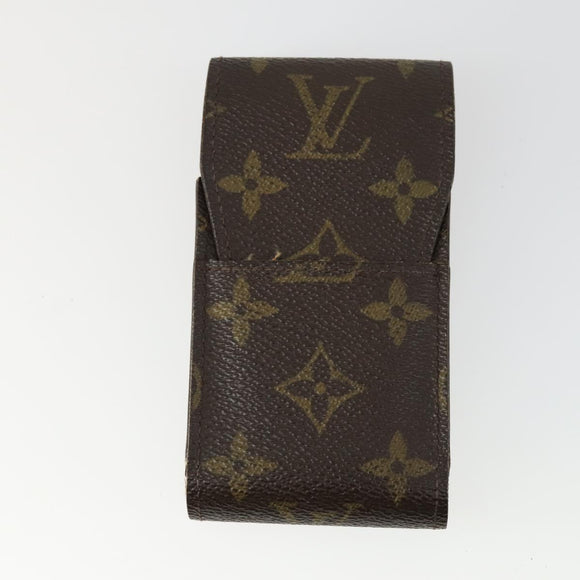 LOUIS VUITTON Monogram Damier Ebene Etui Cigarette Case 4 Set LV Auth 153697