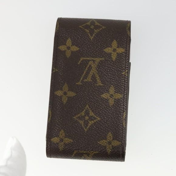 LOUIS VUITTON Monogram Damier Ebene Etui Cigarette Case 4 Set LV Auth 153697