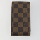 LOUIS VUITTON Monogram Damier Ebene Etui Cigarette Case 4 Set LV Auth 153697-3