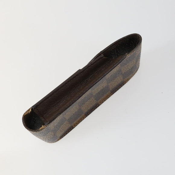 LOUIS VUITTON Monogram Damier Ebene Etui Cigarette Case 4 Set LV Auth 153697