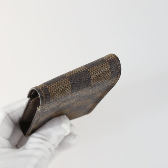 LOUIS VUITTON Monogram Damier Ebene Etui Cigarette Case 4 Set LV Auth 153697