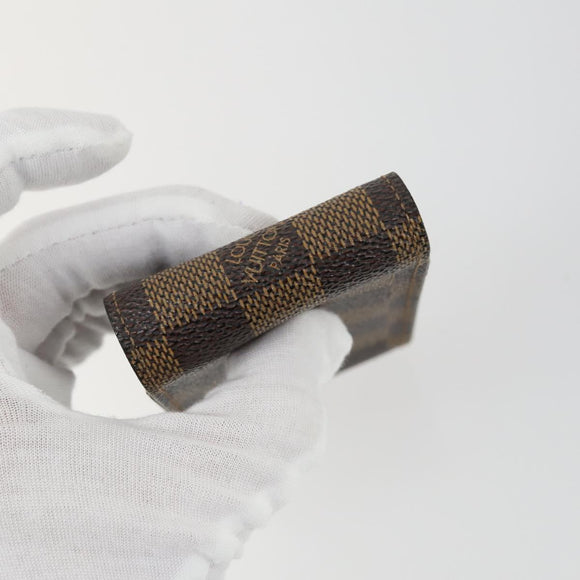 LOUIS VUITTON Monogram Damier Ebene Etui Cigarette Case 4 Set LV Auth 153697