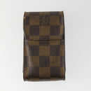 LOUIS VUITTON Monogram Damier Ebene Etui Cigarette Case 4 Set LV Auth 153697-8