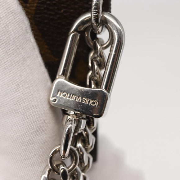 LOUIS VUITTON Monogram Macassar Porte Feuille Compact Wallet M60167 Auth 153698