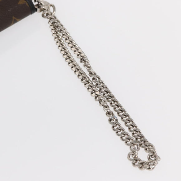 LOUIS VUITTON Monogram Macassar Porte Feuille Compact Wallet M60167 Auth 153698