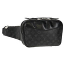 LOUIS VUITTON Monogram Eclipse Bum Bag Shoulder Bag M42906 LV Auth 153700V-1