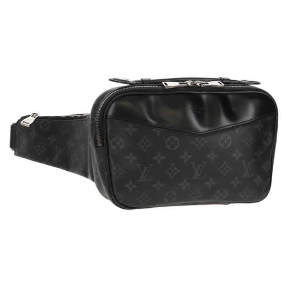 LOUIS VUITTON Monogram Eclipse Bum Bag Shoulder Bag M42906 LV Auth 153700V